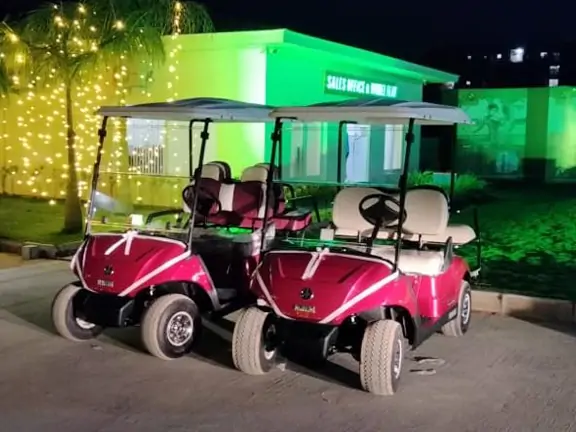 Electric Golf Cart at Construction site in Bangalore