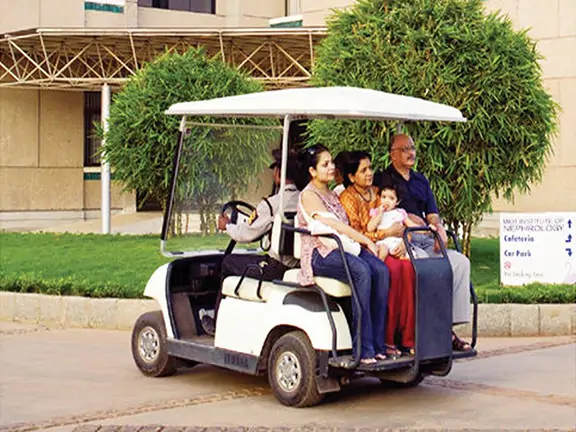 Electric Golf Cart at Hospitals