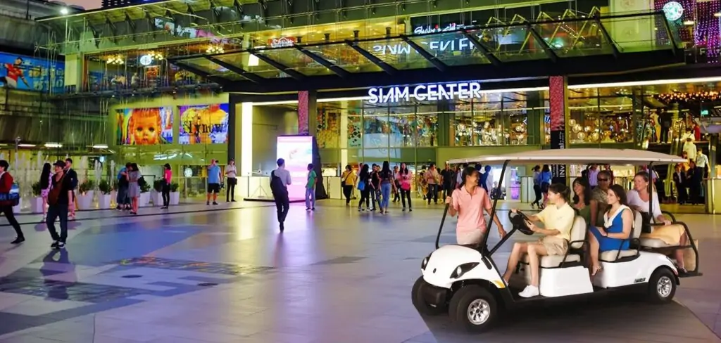 Electric Golf Cart at Metro Cities